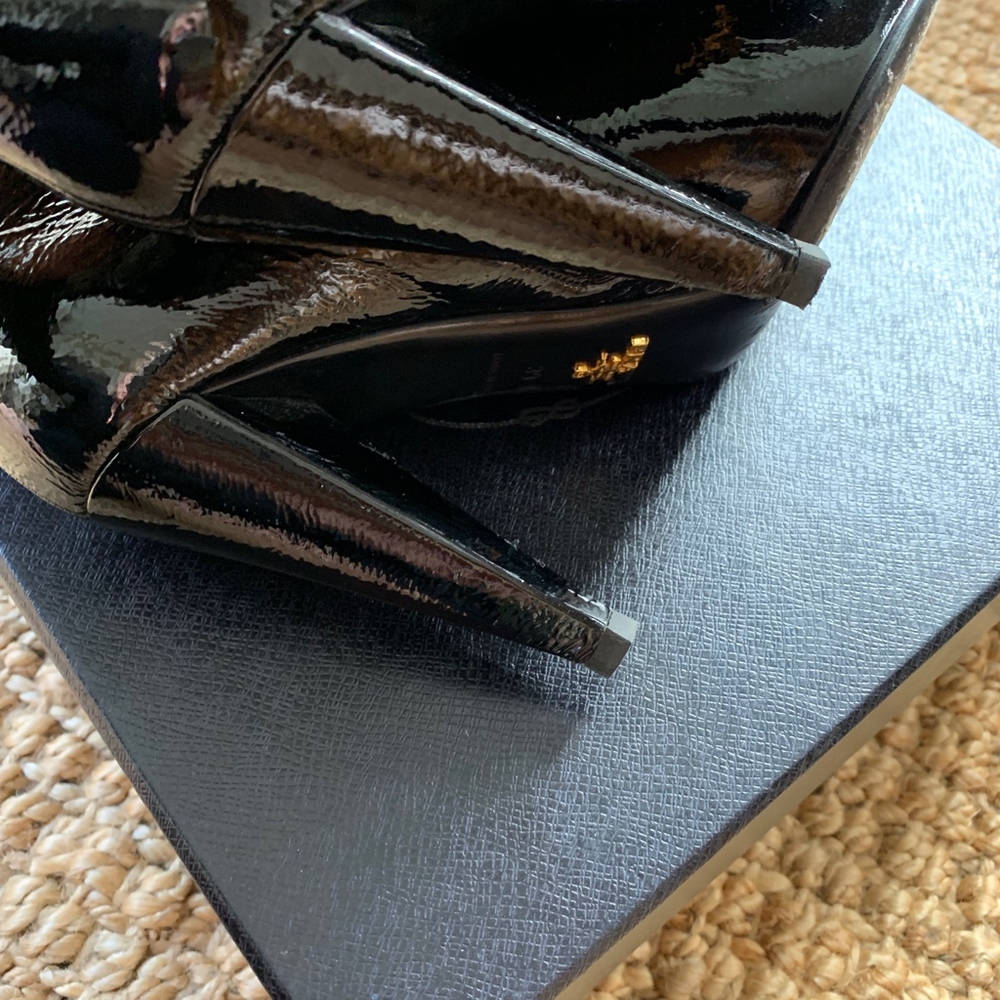 Prada Black Patent booties - Picture 3 of 8